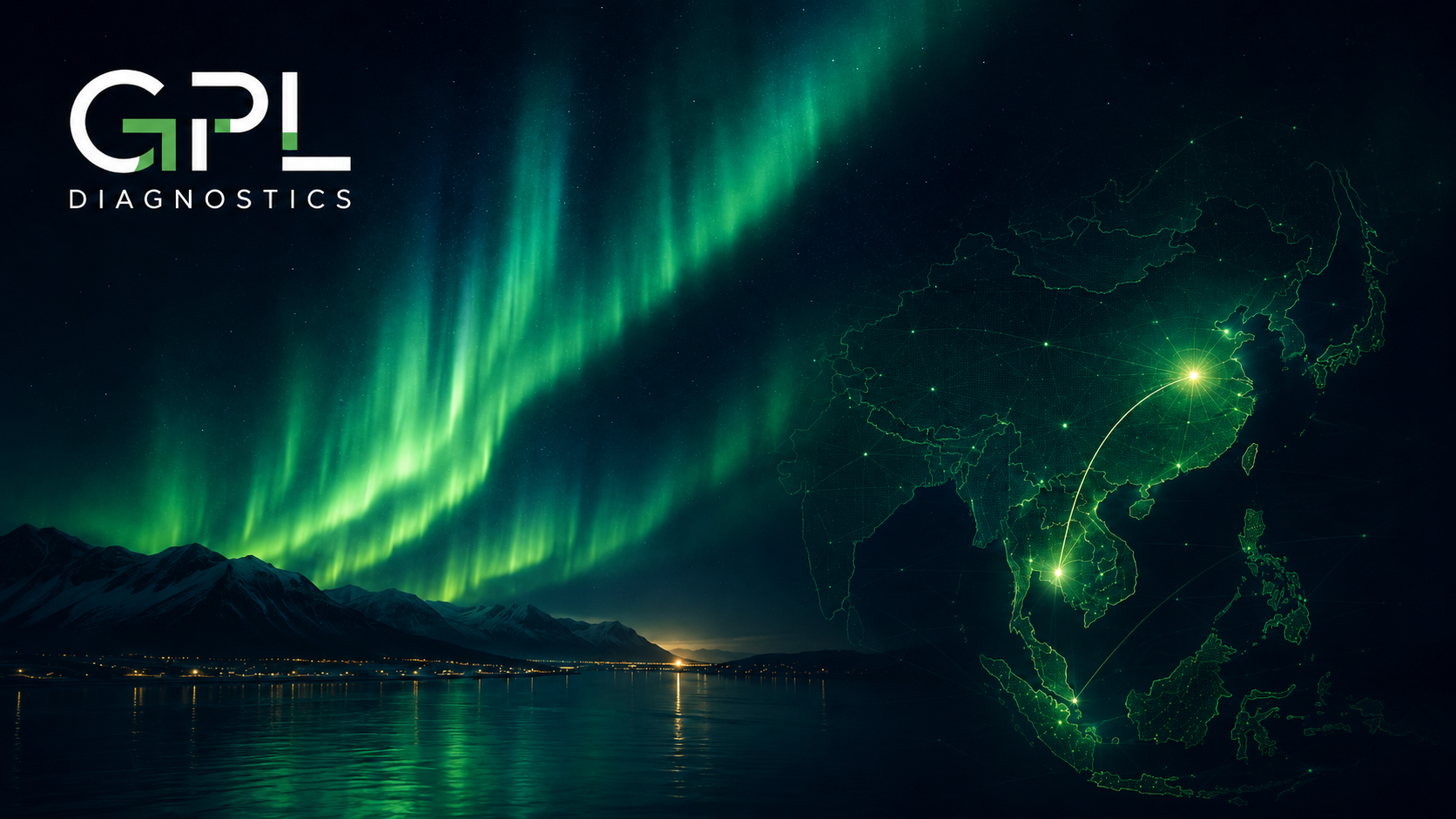 GPL Diagnostics background – polar light
